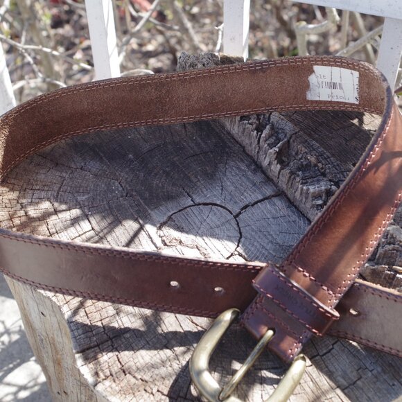 Kids Brown Leather Kettle Creek Belt - Picture 2 of 8